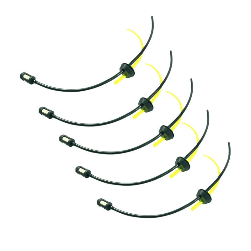 

5Pcs/Set Replacement Fuel Hose Pipe Tank Filter For Strimmer Trimmer Brush Cutter Chainsaw Fuel Line Filter