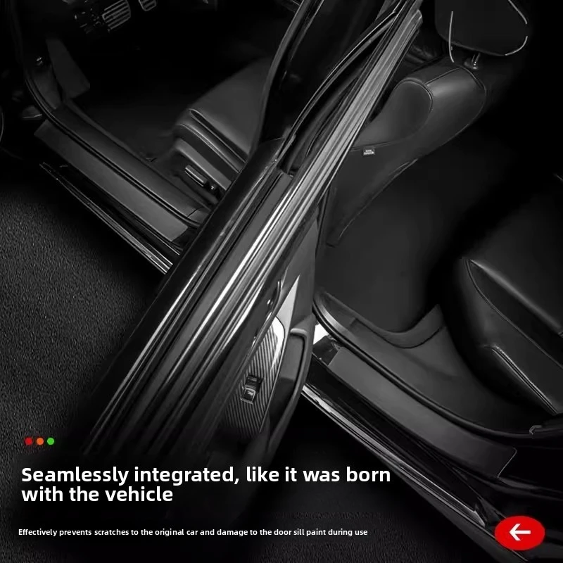 Фото Наклейка-защита на пороги для Dongfeng Forthing S7 2024 2025 2026, накладка на порог, защита от царапин, аксессуары для модификации автомобиля №2