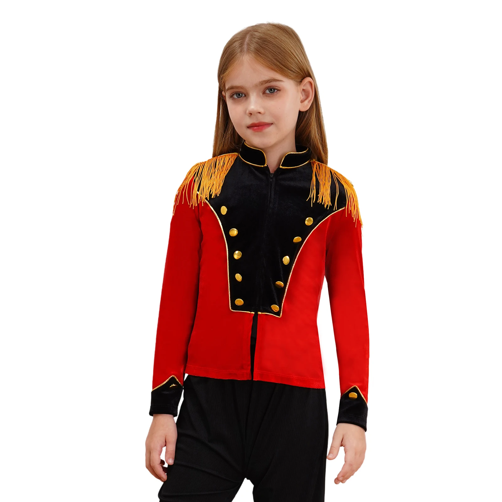 Детский костюм для косплея и представлений девочек Хэллоуина с эполетами