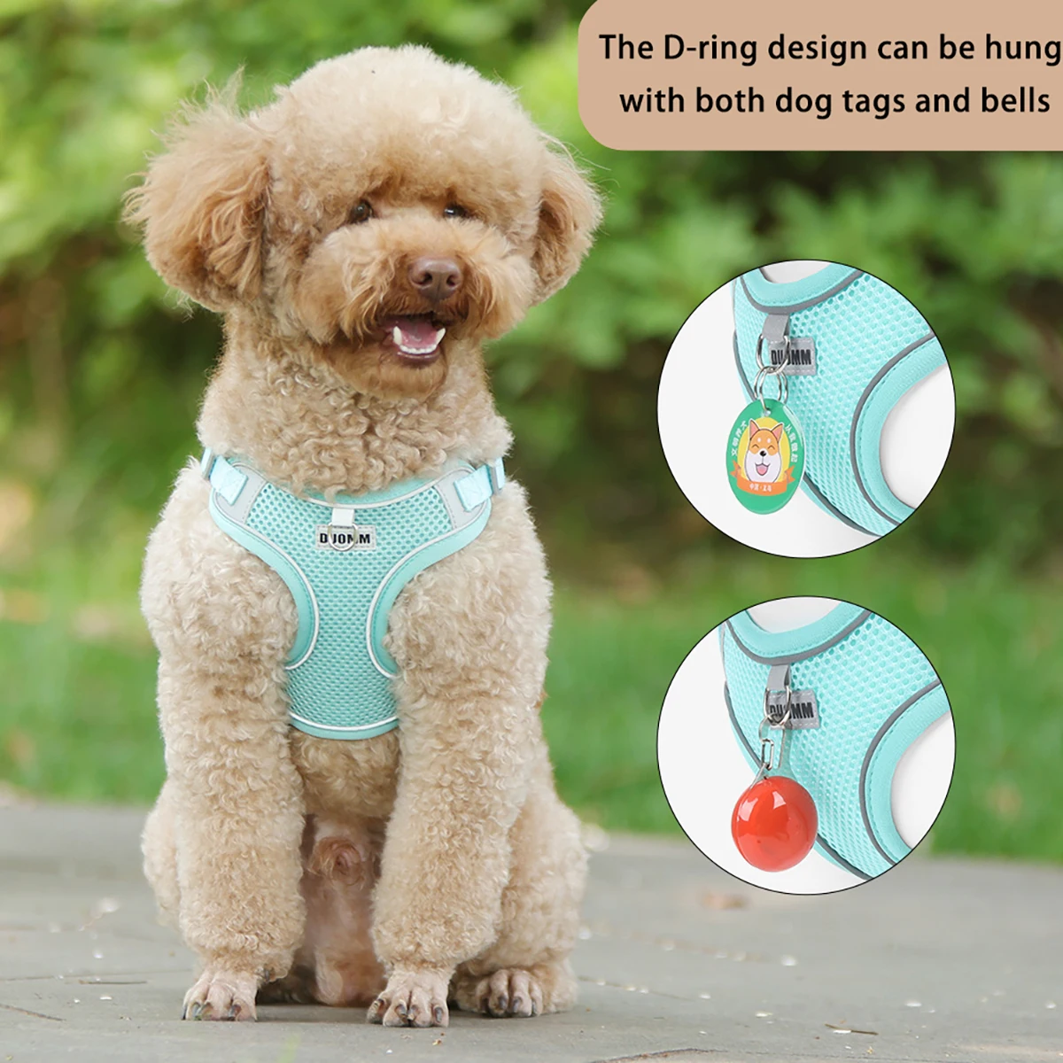 

Dog Harness Reflective Triangle Pet Lead Walking Running Leashes Dog Soft Mesh Adjustable Chest Straps Breathable Collar For Dog
