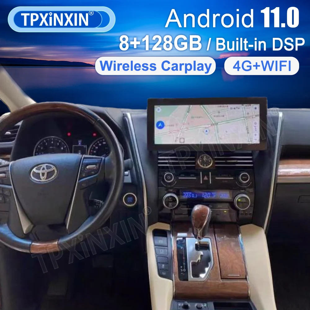 

12.3” For Toyota Alpha 2015-2022 Android Car Radio JBL GPS Navig Multimedia Player Stereo Head Unit Screen Audio Video Player