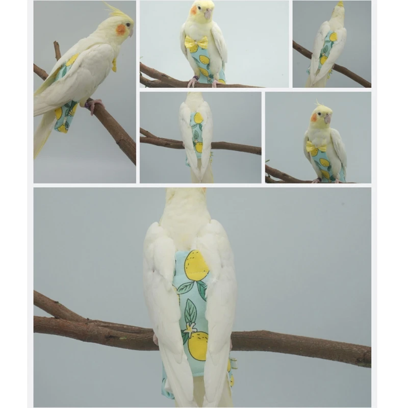 Подгузник для птиц подгузник полета защитный попугая с водонепроницаемым