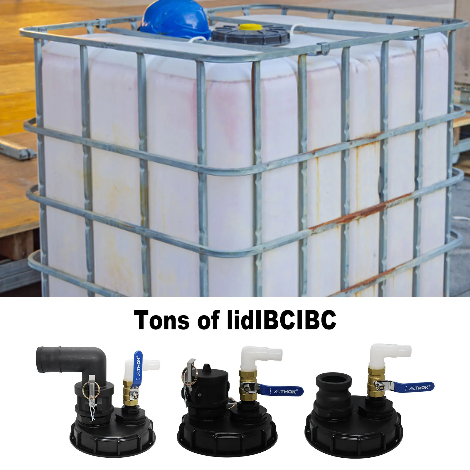 

IBC Tank Cap IBC Tank Tap Adapter Professional Tons Cap Fitting Connector Hose Faucet Water Tank Cap Cover Lid For Schutz Greif