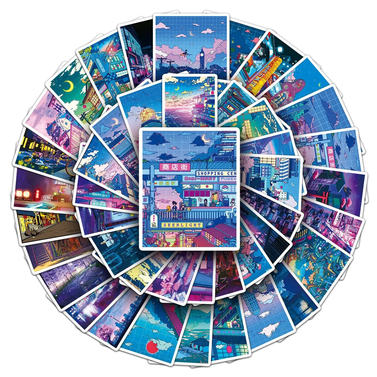 50 шт. водонепроницаемые наклейки на шлем для скейтборда