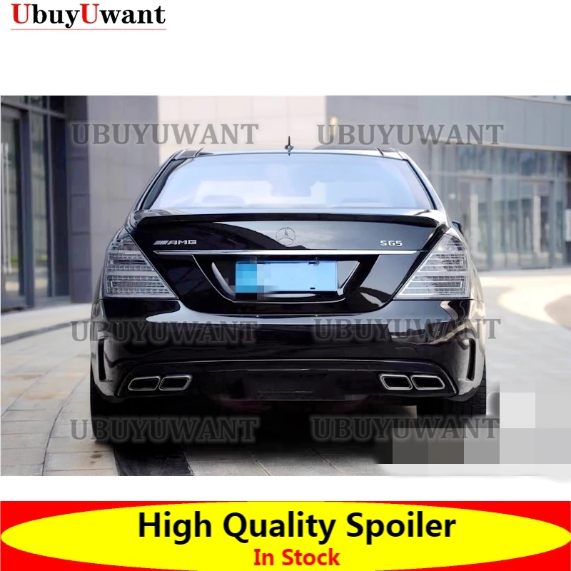 

Высококачественный спойлер из АБС-пластика для заднего крыла Mercedes Benz S Class W221 2008-2012