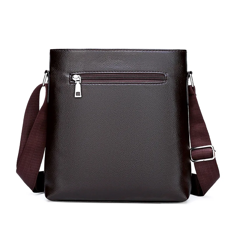 Luxury Men PU Leather Shoulder Bag Fashion For Crossbody New Designer Messenger Bags Male Luxurious Brand Men's Handbag