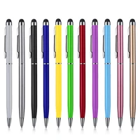 1 pc new dual use stylus touch capacitive pen mobile phone universal touch screen pen for iphone ipad ball pen waterborne pen