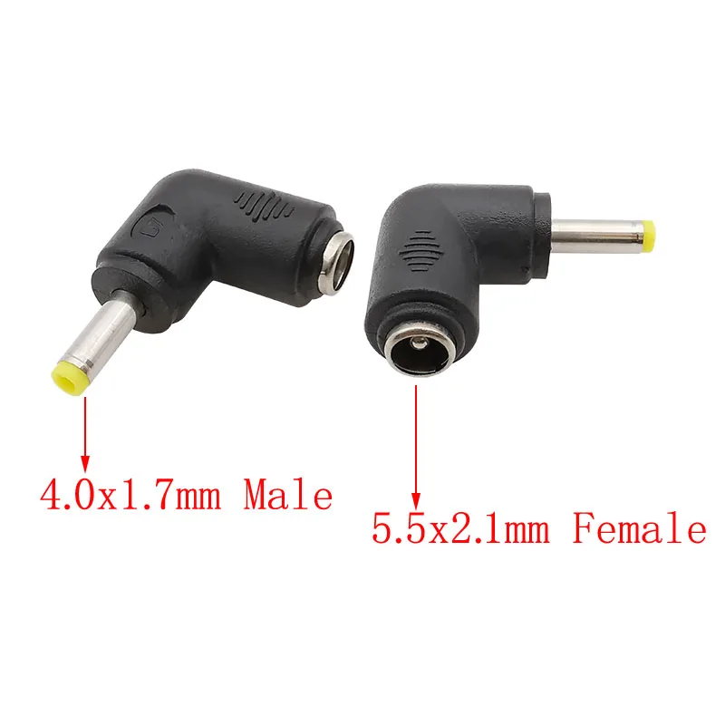 

Разъем постоянного тока 5,5x2,1 мм, гнездовой адаптер питания постоянного тока на 6,0x4,4 мм 6,3x3,0 5,5x2,5 5,5x1,7 4,8x1,7 4,0x1,7 мм, штекер под прямым углом