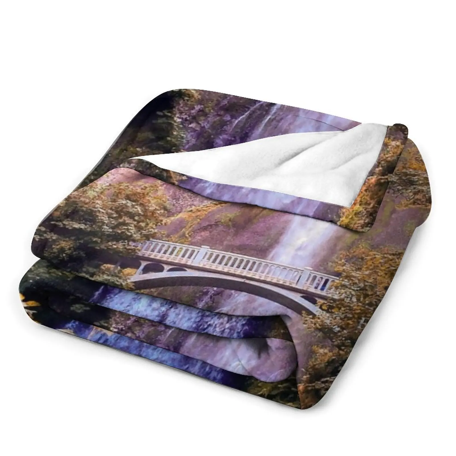 Осеннее одеяло Multnomah мягкие клетчатые одеяла