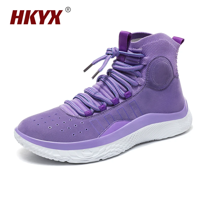 2023 Men's Basketball Sneakers Fashion Color Matching High Top Basketball Shoes Running Shoes Sports Fitness Lace-up Shoes