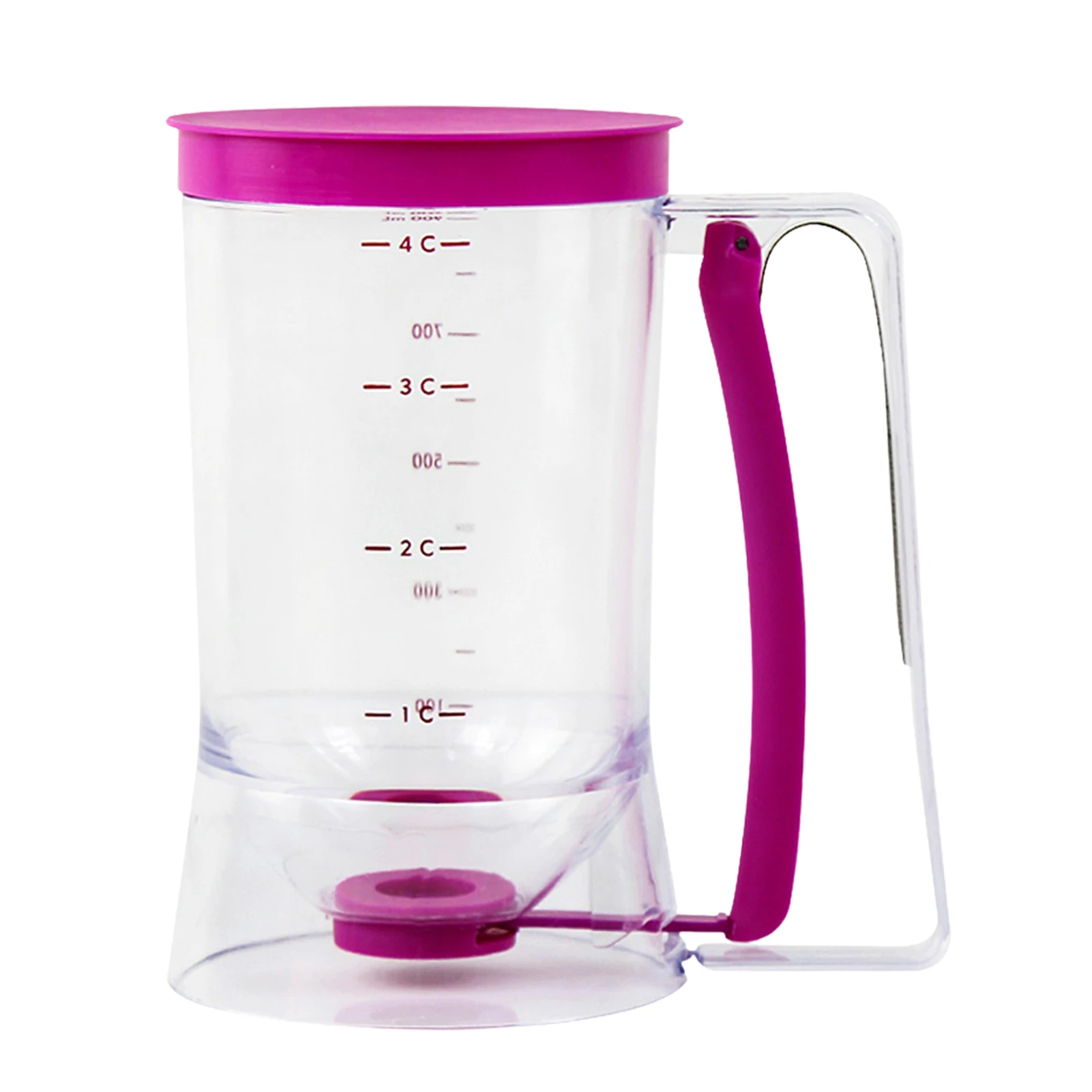 

Cupcakes Pancakes Dispenser Cookie Cake Muffins Baking Waffles Dough Dispenser Cream Speratator Measuring Cup Doser For Hotcakes