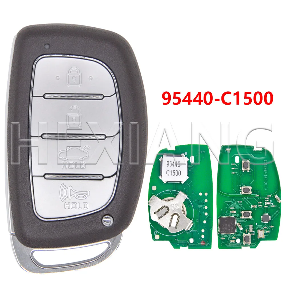 

Смарт-карта HE CQOFD00120 8A с чипом 433 МГц, ключ дистанционного управления автомобилем 95440-C1500 для Hyundai Sonata 2017 2018 2019