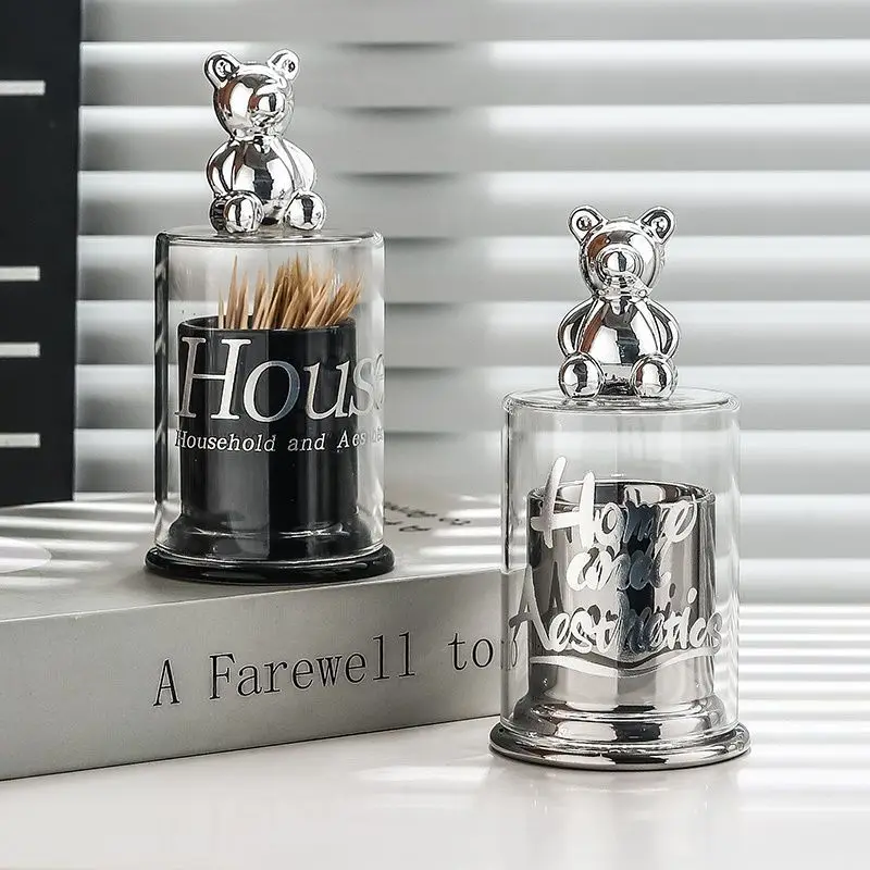 

Коробка для зубочисток в скандинавском стиле легкая Роскошная изысканная коробка для зубочисток Бытовая коробка для зубочистки ватные пал...