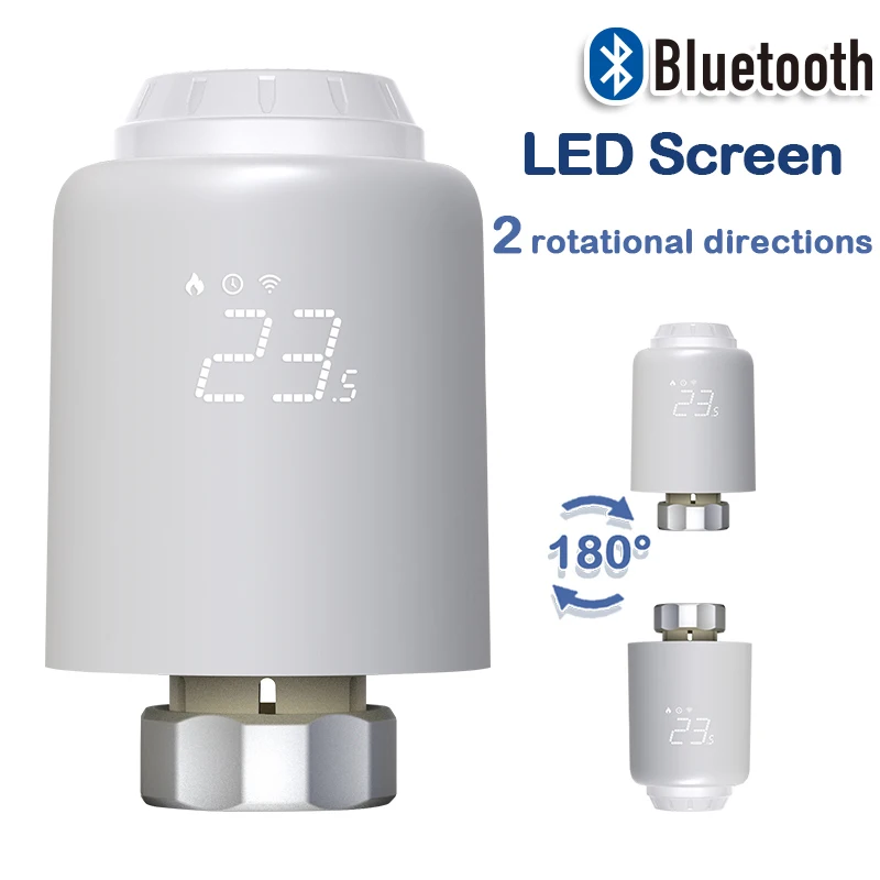 Умный термостатический клапан радиатора Tuya 2 поколения