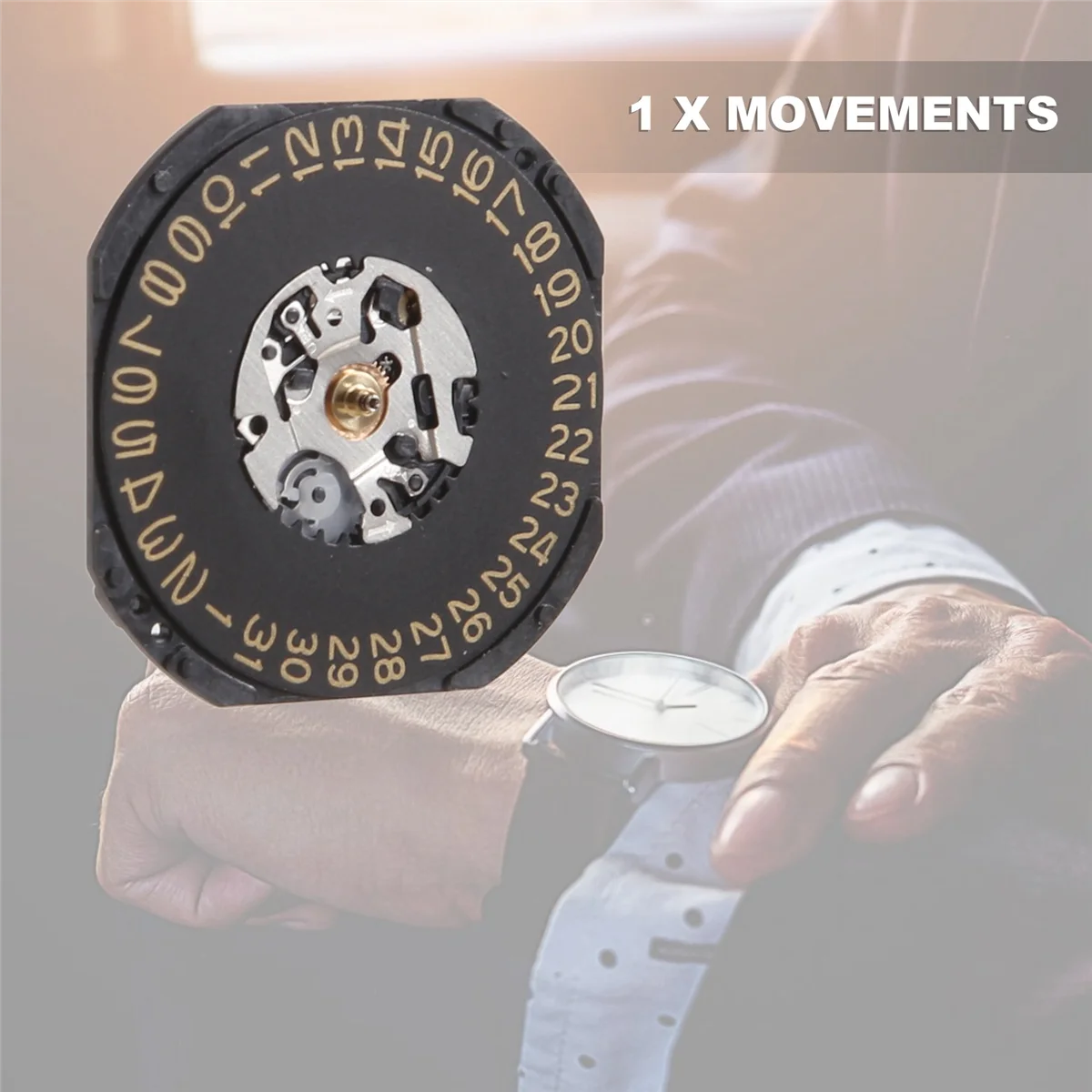 Кварцевый часовой механизм VX42 VX42E дата 3 '/4 5' без аккумулятора Запчасти для