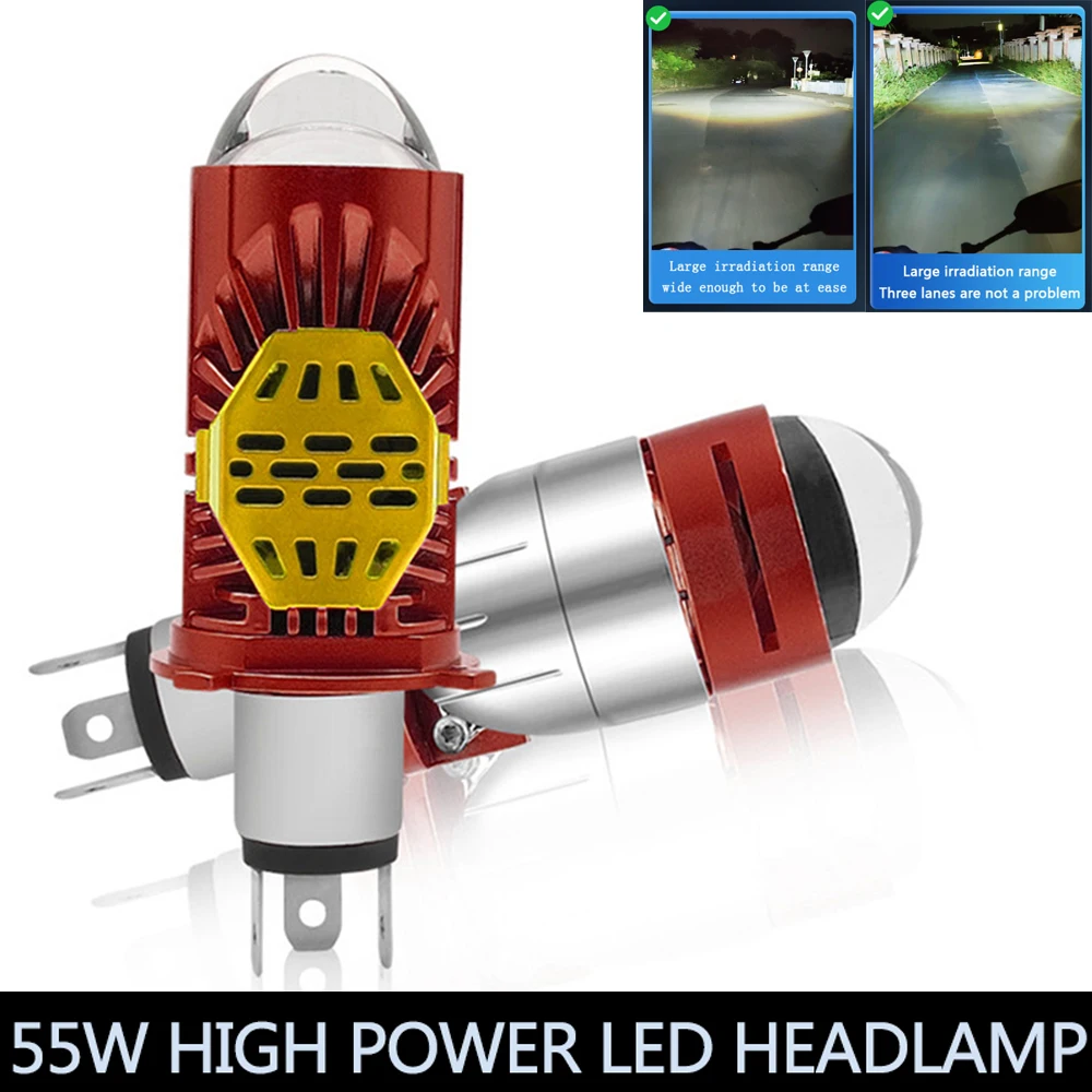 

Hot Selling Z9 Auto Motorcycle Headlamp Bulb 12V COB LED H4 H6 BA20D Led Bulbs White Motorbike Head Lamp Scooter Accessories