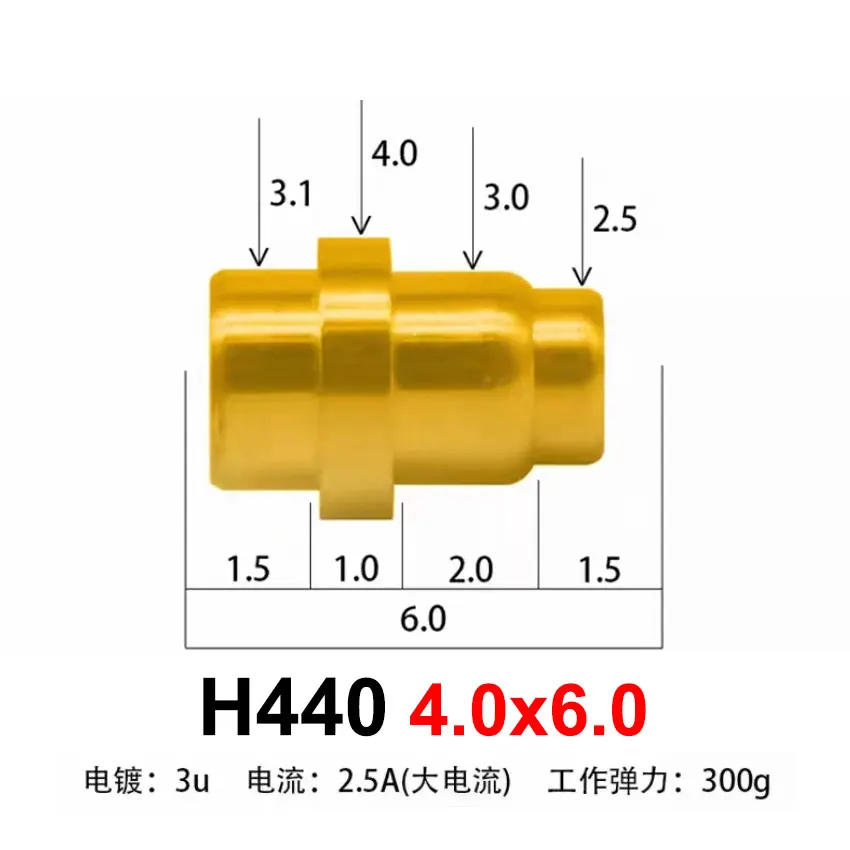 

Пружинный тестовый щуп для печатной платы cltgxdd Battery Spring Loaded Contact Pogo Pin Connector