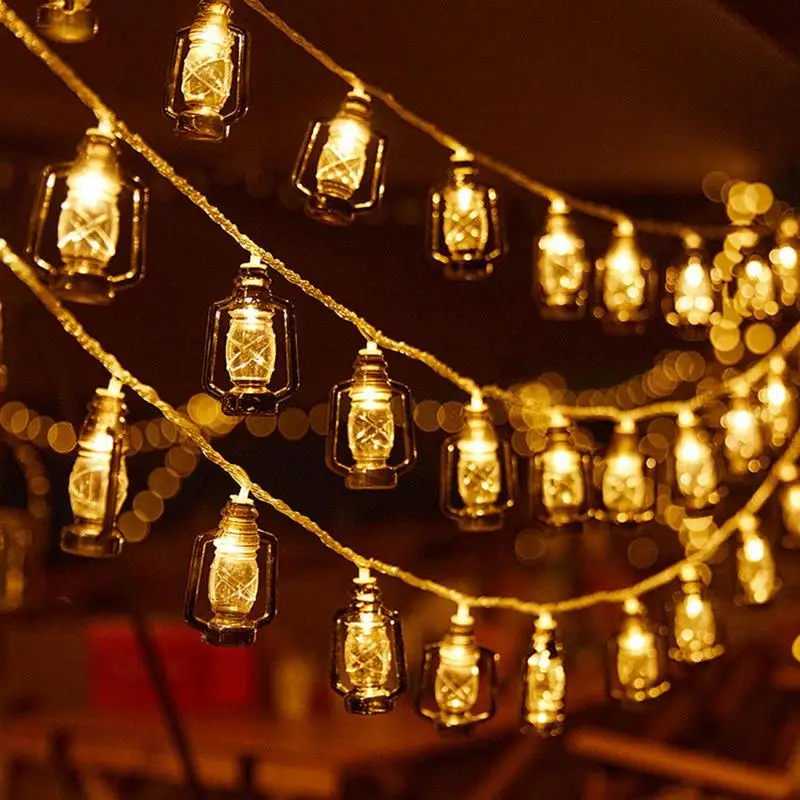 

Outdoor String Lights Waterproof LED Camping Lantern Waterproof Outside Lights For Garden Porch Deck Yard Backyard Patio Balcony