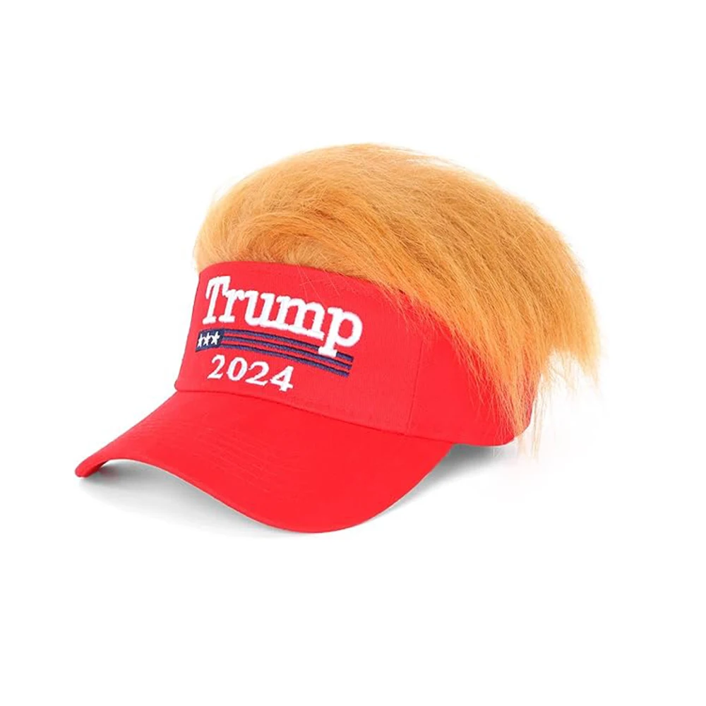 Синтетическая шляпа Trump 2024 сверхрегулируемая бейсболка MAGA Design для любителей