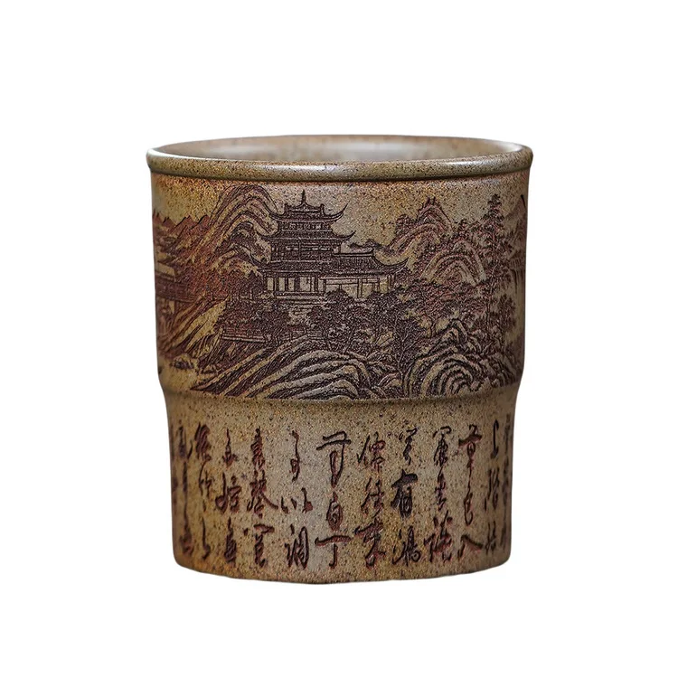 

Деревянная фарфоровая чашка Исин Цзыша 160 мл