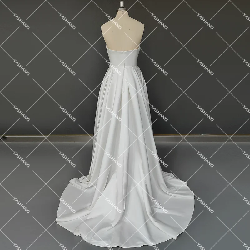 Свадебное платье YASHANG атласное без бретелек