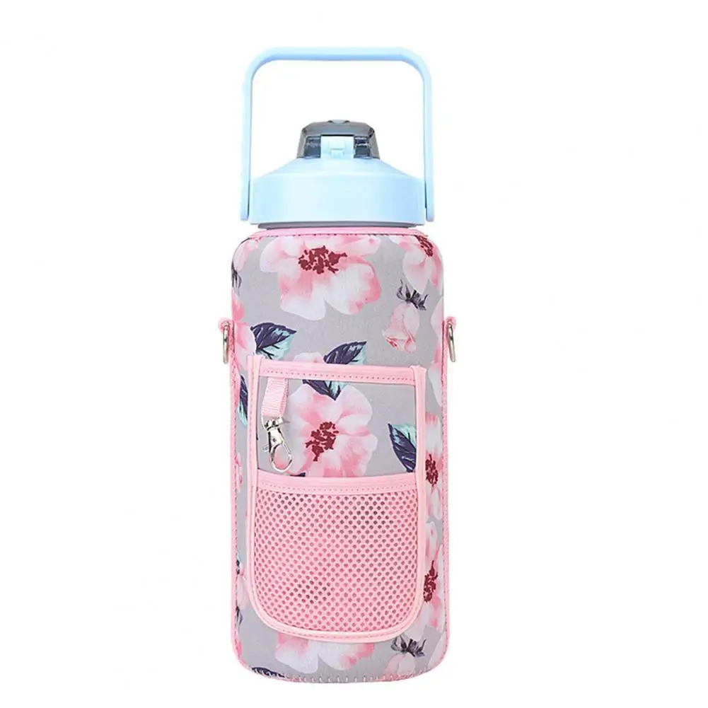 

2L Water Bottles Holder Bag Water Cup Cover Adjustable Shoulder Strap Mug Water Bottle Cover Sleeve Pot Thermal Pot Cover