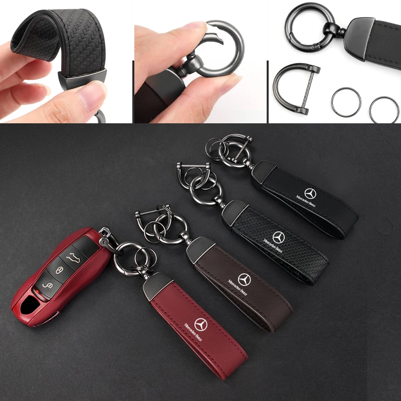 Автомобильный брелок для ключей на пояс Mercedes Benz AMG A C E Class W201 W210 W108 W204 W205 W203 W211
