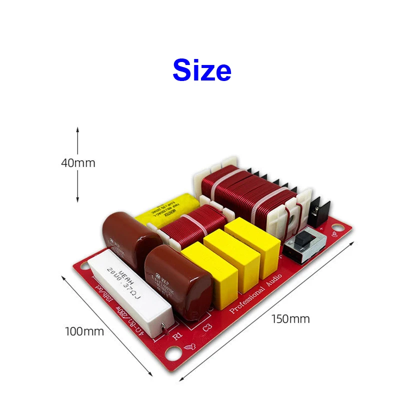 2 шт. 2-полосные фильтры для динамика 300 Вт 2900 Гц |