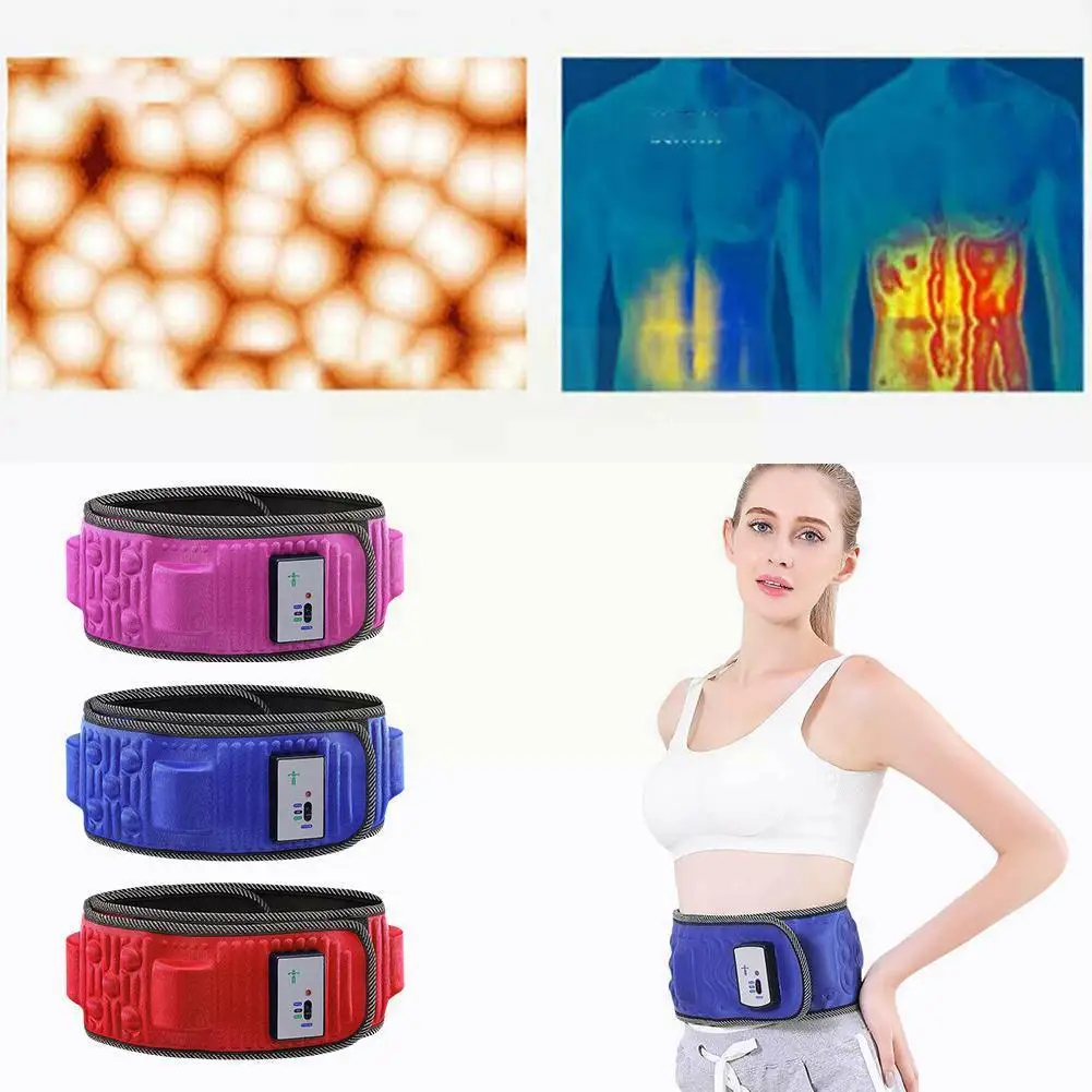 

Electric Slimming Belt Waist Belly Leg Massage Vibration Burn Trainer Waist Weight Fitness Stimulate Muscle Sway Tools Fat A0q0