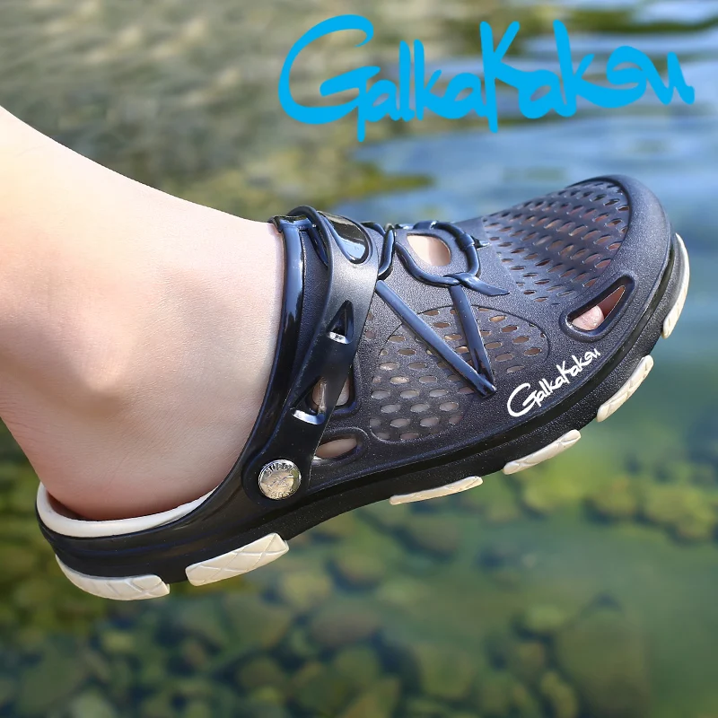 

Summer Fishing Sandals Leisure Hole Shoes Outdoor Mountaineering Fashion Slippers Autumn Men's Non-slip Waterproof Beach Sandals