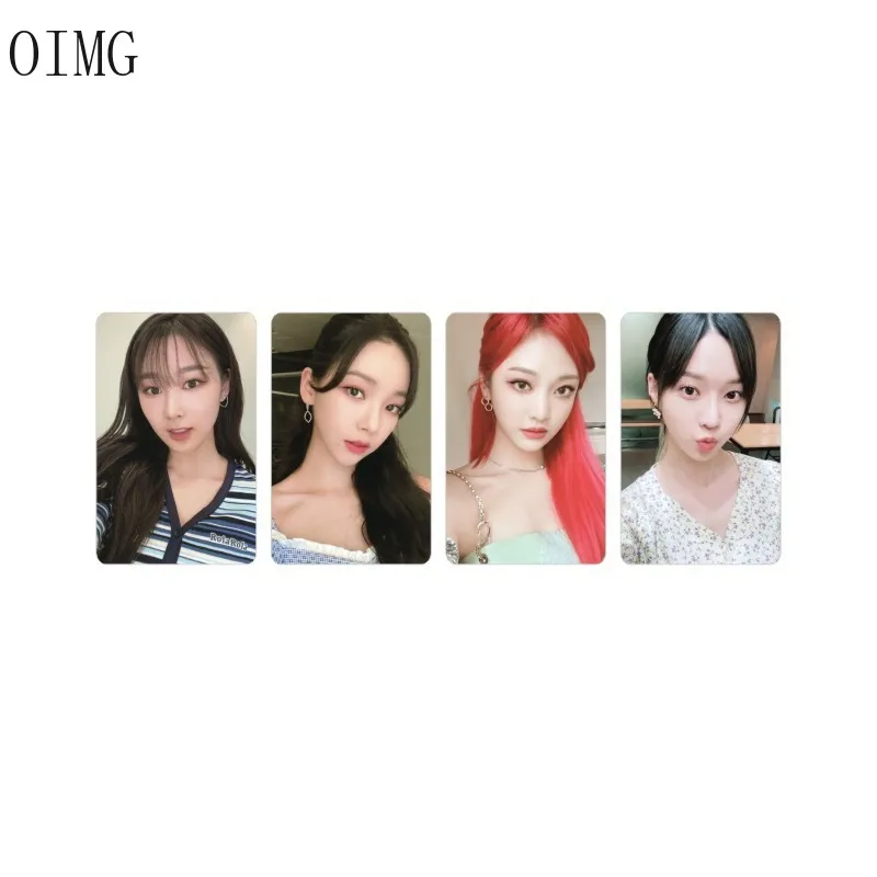 Kpop Aespa фотокарты Девушки ломо карты Милая Корея девушка группа фотография печать