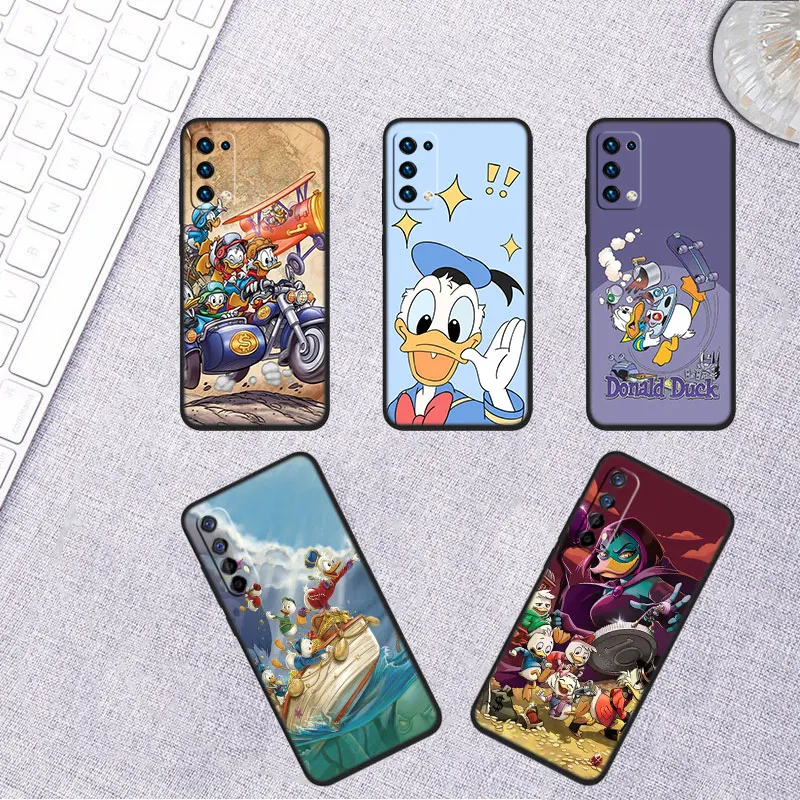 Чехол DuckTales Donald Duck для Samsung Galaxy Note 8 9 10 20 Ultra Lite Plus A03 A06 A16 M35 A11 M21 J7 J8 Prime Pro Quantum 2
