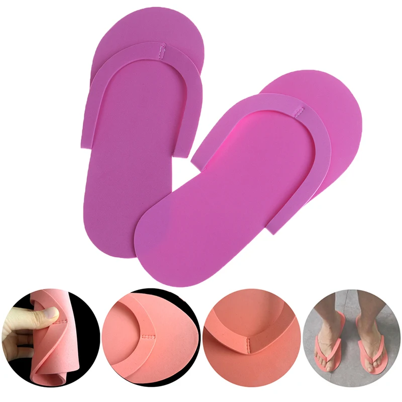 

12 Pairs High Quality Foam Pedicure Slippper for Salon Spa Pedicure Flip Flop Tool Spa Pedicure Sandals Disposable Foam Slippers