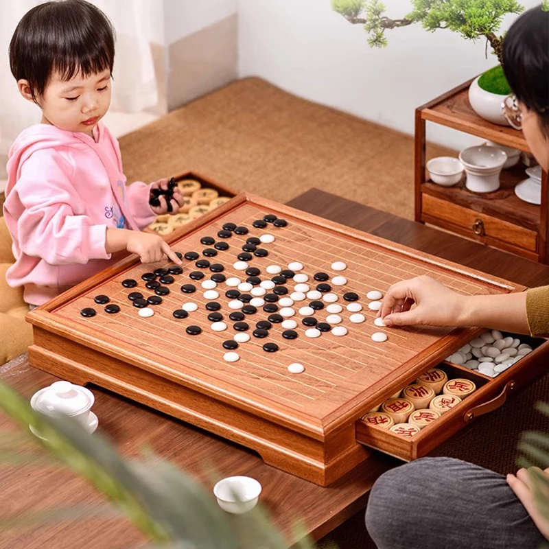 

Boardgames Luxury Travel Chinese Chess Indoor Wooden Family Chinese Chess Large Modern Party Jogos De Tabuleiro Chess Board Set