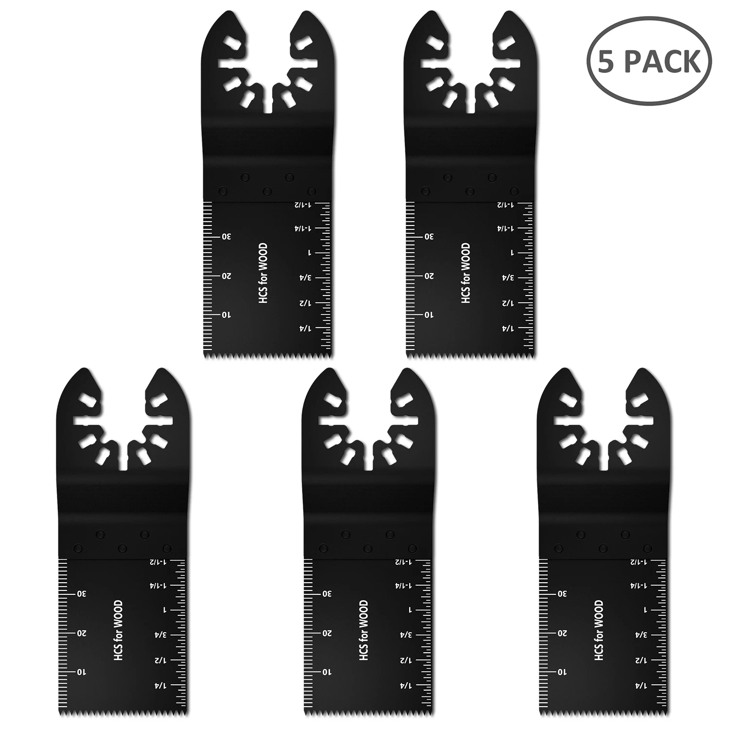 

5 Pack Renovator Multi-Function Saw Blade Oscillating Multitool Accessories Saw Blades For Wood Cutting Tool Renovator Knives
