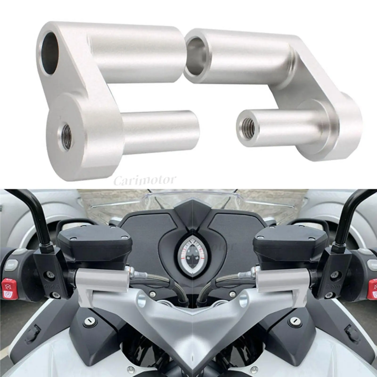 Комплект регулируемых подъемников руля 1 625 дюйма 42 мм для BMW R1200RT R1250RT 2014-2022