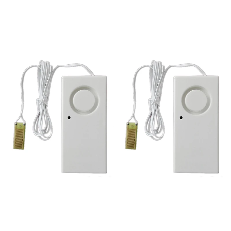 

HTHL-2X Alarm Water Leakage Spot Alarm Detector Independent Water Leak Sensor Detection Flood Alert Overflow Security Alarm