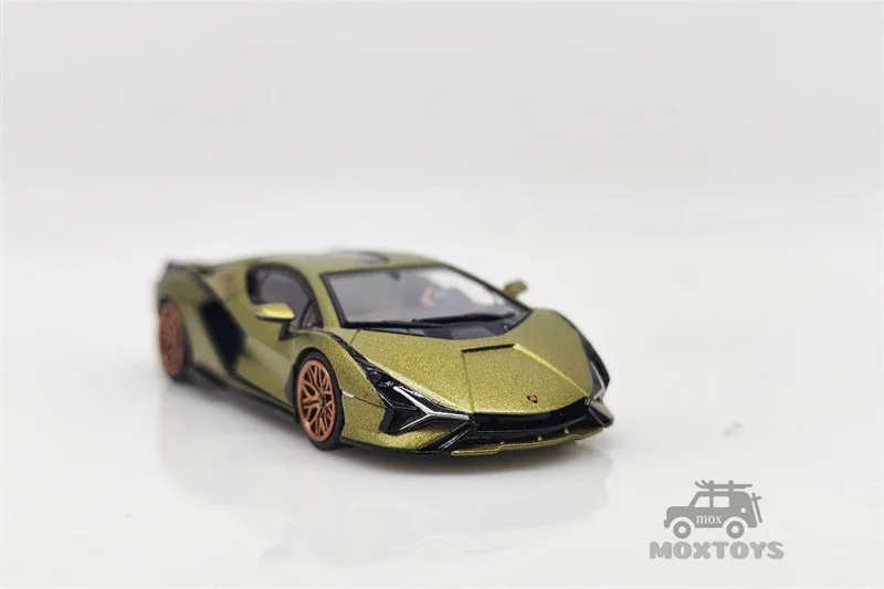 HH Toys 1:64 Sian FKP37 Зеленая литая модель автомобиля