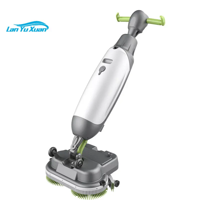 

C430BN 8inch mini battery walk behind tile floor cleaning machine scrubber dryer with foldaway handle