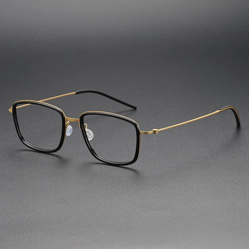 Данияский бренд дизайнерские легкие квадратные титановые большие очки для