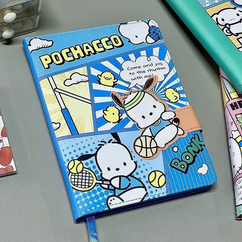 Аниме Sanrio Hello Kitty блокнот Cinnamoroll Pochacco B6 журнал с магнитной застежкой книга