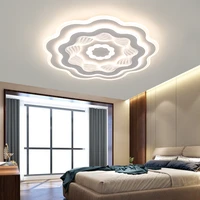led flower ceiling light modern ceiling lamp for bedroom living room minimalist ceiling lights with remote control indoor decor