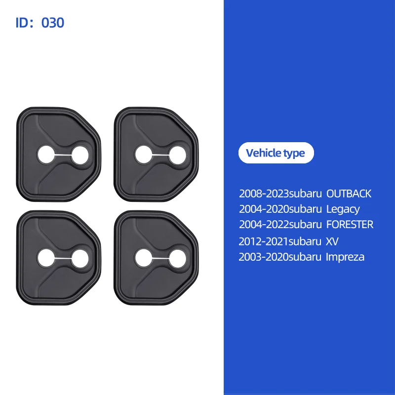 

4 шт. силиконовый защитный чехол с пряжкой для дверного замка автомобиля, амортизирующий чехол для Subaru OUTBACK LEGACY FORESTER XV IMPREZA, автомобильные аксессуары