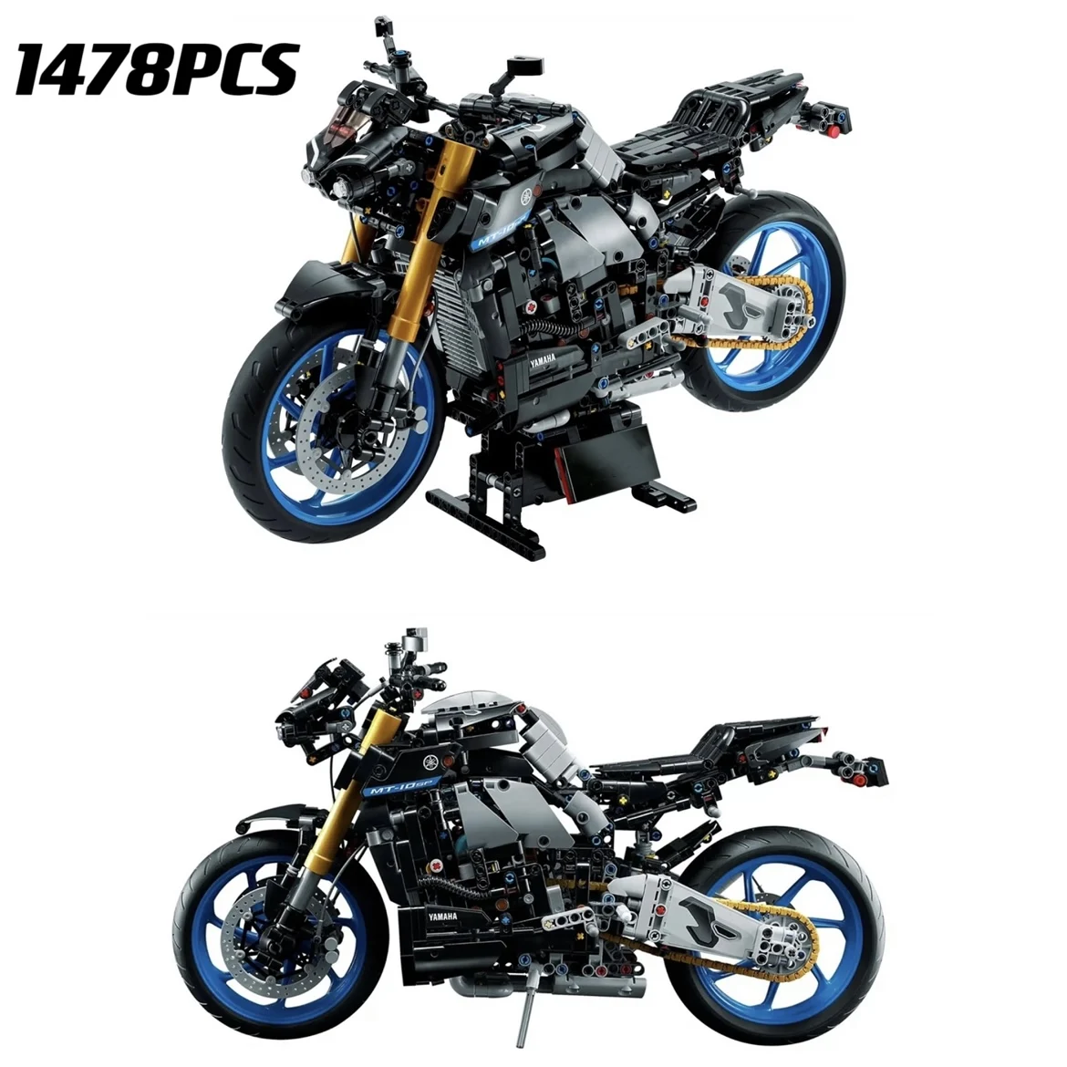 

NEW Technical 42159 MT-10 SP Motorcycle Model Building Blocks Icons 10321 Corvetted Sport Car Toy Bricks Gifts for Adult Boy