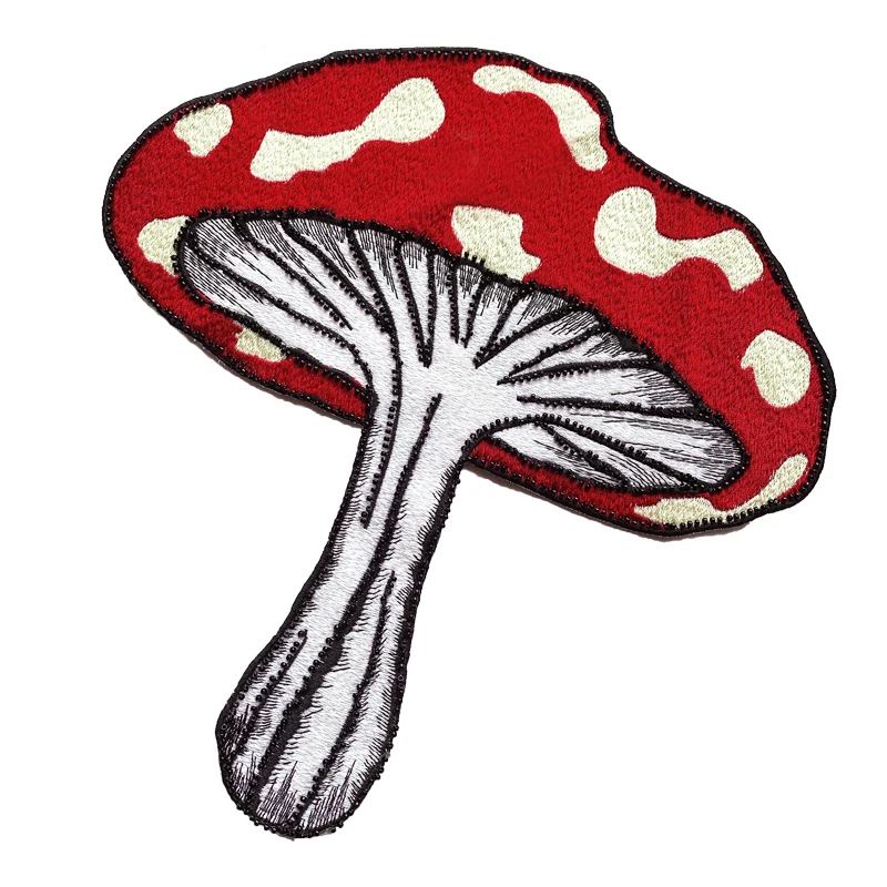 

Clothes Embroidery Patches Wholesale Patches Badges Mushroom Embroidery Patches Sewing Patches