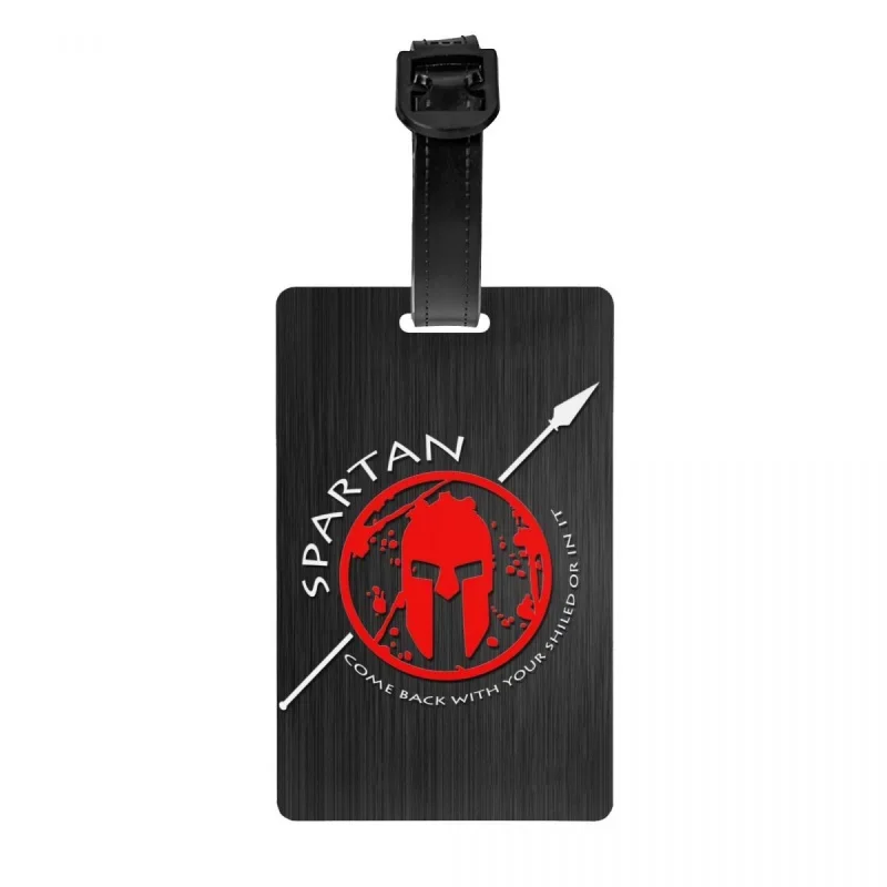 

Спартанский череп Спартанский воин багажная бирка для чемоданов Личная Обложка имя удостоверение личности