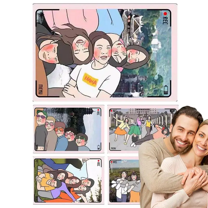 Гид для фотосъемки с позированием Смешные Портретные карты несколькими людьми