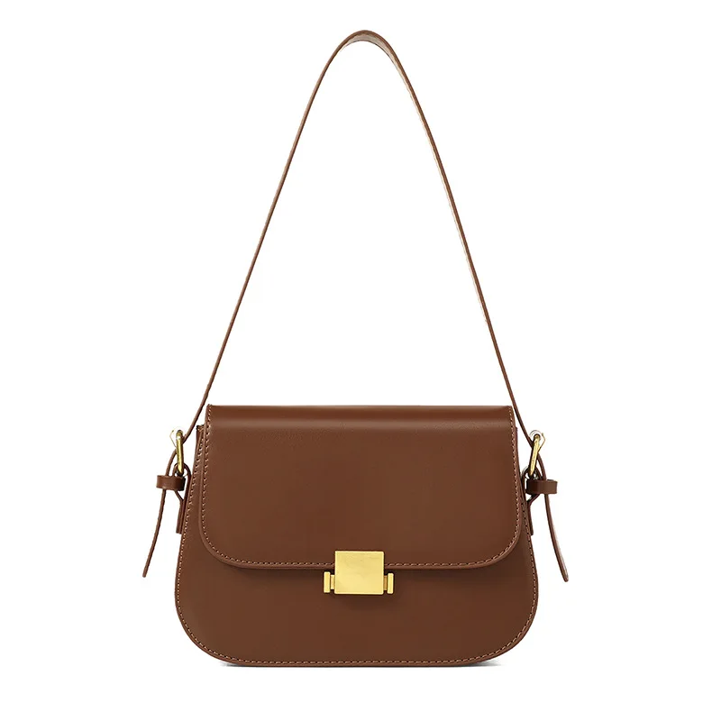 2023 new women's bag crossbody bag summer ladies leather light luxury senior sense armpit bag small package