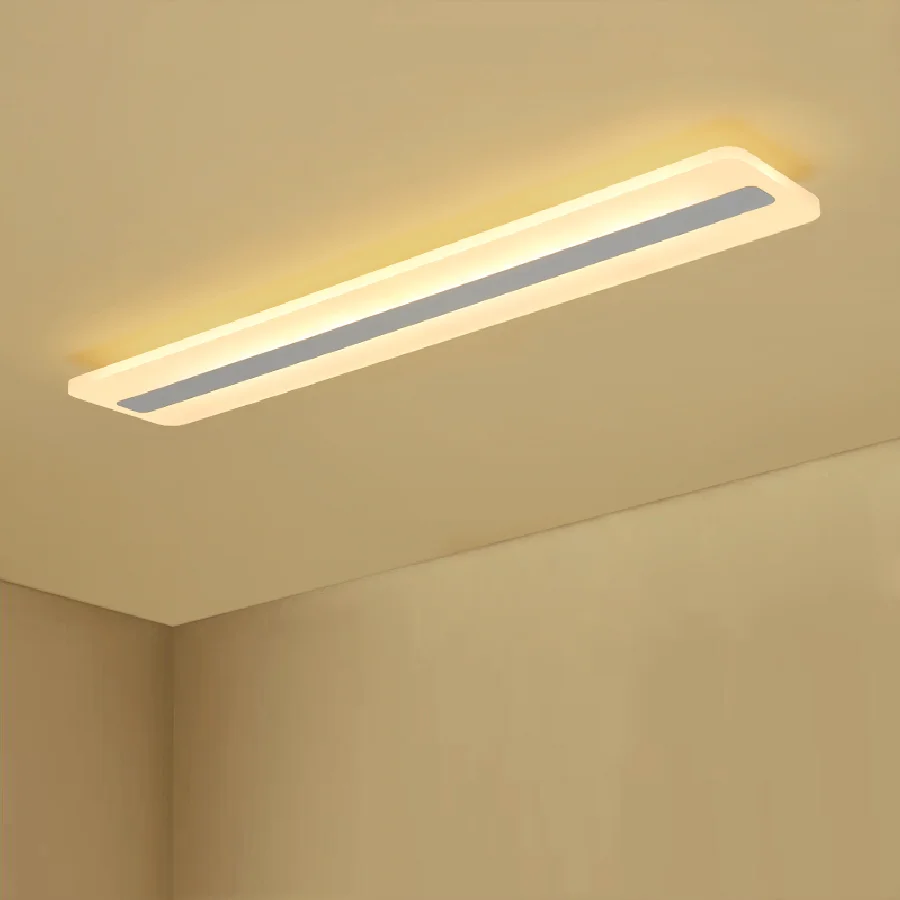 

Современная акриловая Светодиодная потолочная люстра в минималистском стиле, светильник для кровати, гостиной, лампа с поверхностным креп...