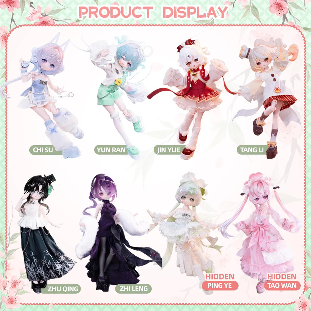 Фото В наличии Оригинальная коллекционная кукла Come4free Lucky Little Sign Spirit 1/8 BJD в слепой коробке, шарнирная кукла, милая фигурка-украшение, подарок для девочек №3